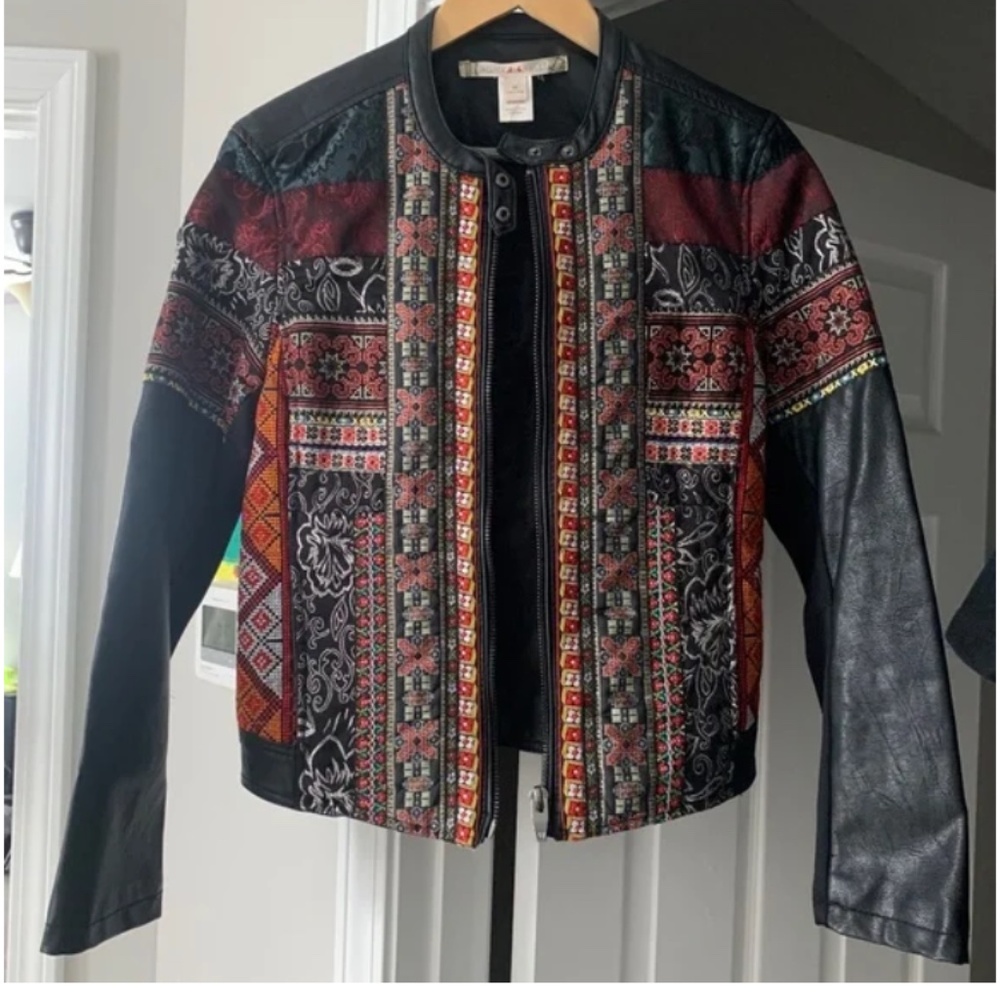 Chelsea and Violet M patchwork jacket
